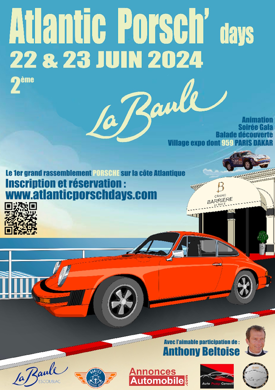 Affiche des Atlantic Porsche Days